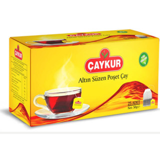 ชาดำ Caykur Teabag  ขนาดบรรจุ 25 ซอง หมดอายุ  09 09 2025 (พร้อมจัดส่ง)