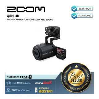 ZOOM : Q8N-4K by Millionhead (กล้องบันทึกวิดีโอ ภาพระดับ UHD 4K มาพร้อมเลนส์มุมกว้างถึง 150 องศา)