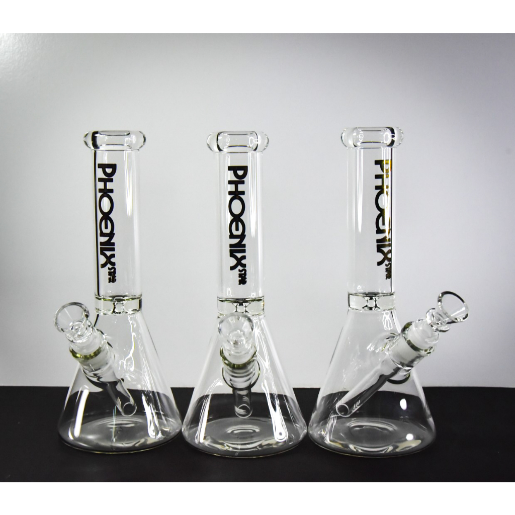 บ้อง(พร้อมส่ง)**ส่งฟรี**Phoenix star Clear Beaker Bong