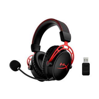 HYPER X HEADSET CLOUD ALPHA WIRELESS BLACK-RED *หูฟังเกมมิ่ง