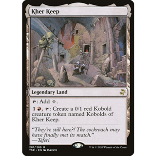 [MTG] Kher Keep [TSR] [LAND] [RARE] [NORMAL] [ENG] (การ์ดเมจิค / Magic the Gathering)