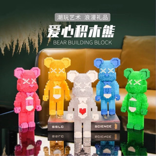 🌈 ตัวต่อ ตัวต่อนาโน หมี แบร์บริค มีไฟ 🐻🐻‍❄️🧸