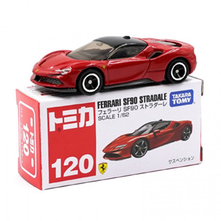 TAKARA TOMY TOMICA 1/62 FERRARI SF90 STRADALE BOX No.120 DIECAST SCALE MODEL CAR