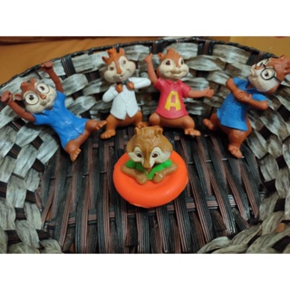 โมเดล allvin and the chipmunks จำนวน 5 ชิ้น