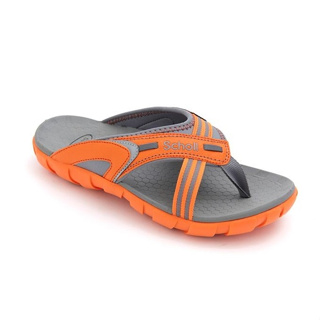 SCHOLL Eagle II Comfort Sandals Orange ใส่นุ่ม สบาย รองเท้าแตะ สกอล์ แท้ เพื่อสุขภาพ