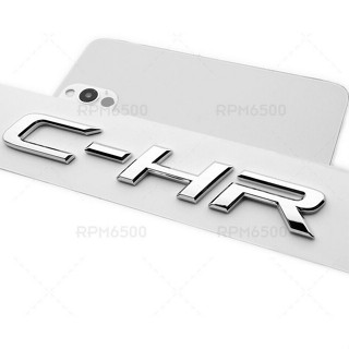 โตโยต้า ซีเฮสอาร์ ปี 2017 TOYOTA C-HR letter logo size16 * 2 cm silver Emblem Badge