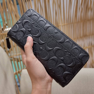 Khaykrapaoimport - 74918 Accordian Wallet In Signature Leather ใบยาว