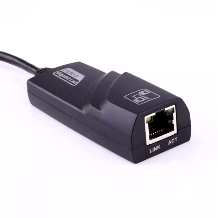 USB 3.0 ถึง 10/100/1000 Mbps Gigabit RJ45 Ethernet LAN Network Adapter สำหรับ PC Mac