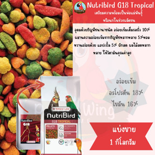 Nutribird G18 Tropical (แบ่งขาย 1 กิโลกรัม)