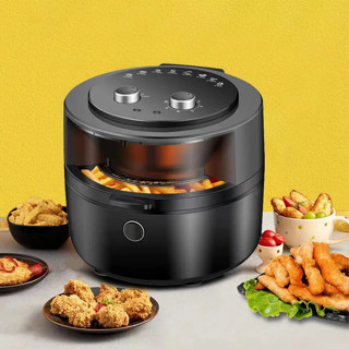 หม้อทอดไร้น้ำมัน หม้ออบลมร้อน หม้อทอดไฟฟ้า 8 ลิตร หม้ออบเพื่อสุขภาพ Air Fryer