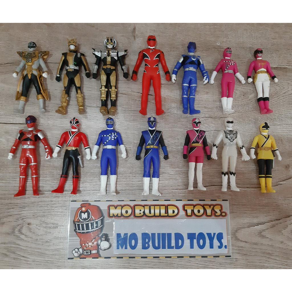 Soft Sentai เซนไต ฮีโร่ ขบวนการ 5 สี ขนาด 4 นิ้ว. คละแบบ จาก All Super Sentai