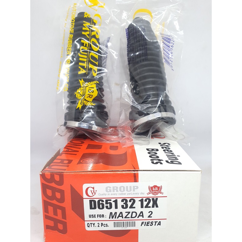 ยางกันฝุ่นแร็คพวงมาลัย USE FOR : MAZDA 2 QTY. 2 Pcs. 400.-
