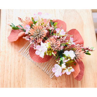 ดอกไม้ติดผมเจ้าสาวงานhandmade