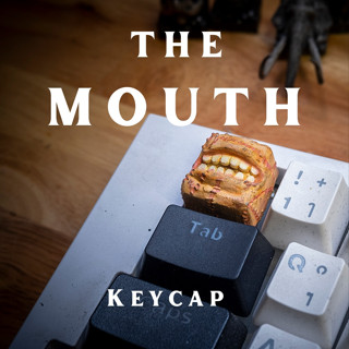 ส่งฟรี Artisan keycap THE MOUTH