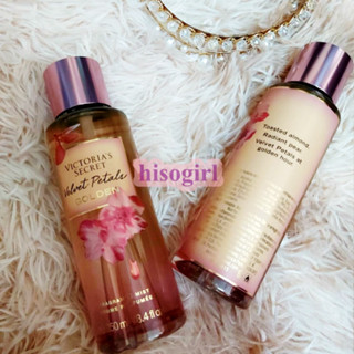 ของแท้ 100% VictoriaS Secret S VELVET PETALS GOLDEN Fragrance Mist (250 ml)