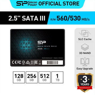 Silicon Power Ace A55 SSD 3D NAND with SLC Cache SATA III 2.5" Internal Solid State Drive- รับประกัน 3 ปี