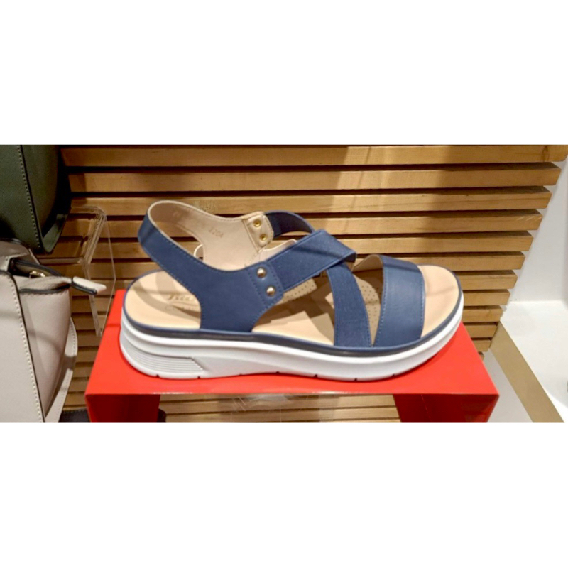 ❤️พร้อมส่ง❤️ Bata รองเท้าลำลองหญิงแบบสวมรัดส้น สีน้ำเงิน มือ1️⃣ Size : 37