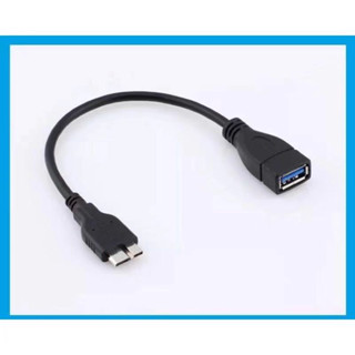 Micro USB 3.0 OTGสาย-โฮสต์F Lash Diskเคเบิ้ลอะแดปเตอร์สำหรับSamsung Galaxy S5หมายเหตุ3หมายเหตุP Ro 12.2สีดำ