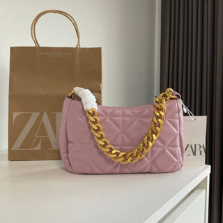 กระเป๋าสะพายไหล่ ZARA SHOULDER BAG WITH CHAIN