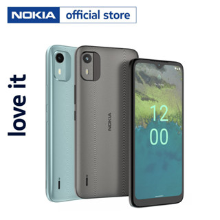 ใหม่!! Nokia C12 (3/64GB) จอใหญ่ 6.3" กล้อง 8MP แบตฯ 3,000 mAh (เครื่องศูนย์ไทยรับประกัน 1 ปี)