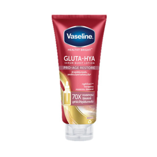 Vaseline Healthy Bright Gluta Pro-Age Restore 300ml.วาสลีน เฮลธี้ ไบรท์ กลูต้า-ไฮยา เซรั่ม โลชั่น โปร-เอจ รีสโตร์