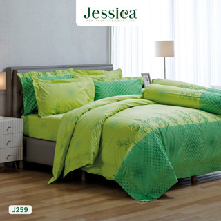 Jessica Cotton Mix J259 ชุดเครื่องนอน ผ้าปูที่นอน ผ้าห่มนวม เจสสิก้า พิมพ์ลายได้อย่างประณีตสวยงาม