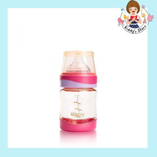 Kidsme PPSU Milk Bottle 120ml ขวดนม PPSU ขนาด 120 มล. สีชมพู