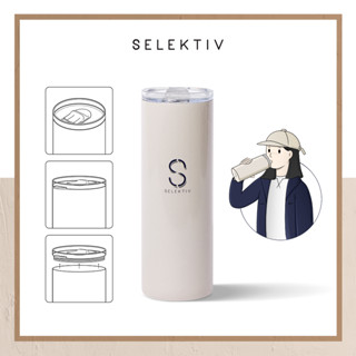 SELEKTIV TUMBLER 600ml. แก้วน้ำเก็บความเย็น