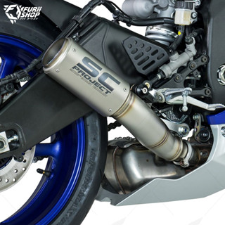 ท่อไอเสีย SC Project CR-T Titanium Slip-on For YAMAHA YZF R6 (2017 - 2020)