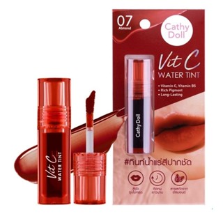 Cathy doll Vit c WATER TINT #7almond ทินท์น้ำเคที่ดอล