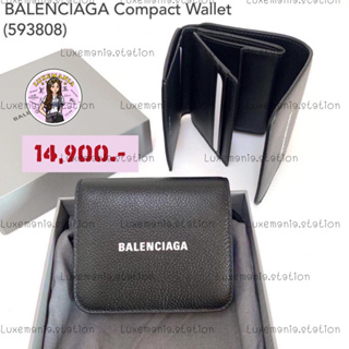 👜: New!! Balenciaga Compact Wallet 593808‼️ก่อนกดสั่งรบกวนทักมาเช็คสต๊อคก่อนนะคะ‼️