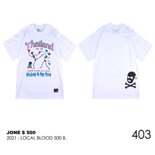 JONE$500 LOCAL BLOOD - 403 WHITE