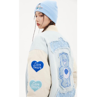 พรีออเดอร์ - Amonster x Carebears Denim Jacket แจ็คเก็ตยีนส์แคร์แบร์