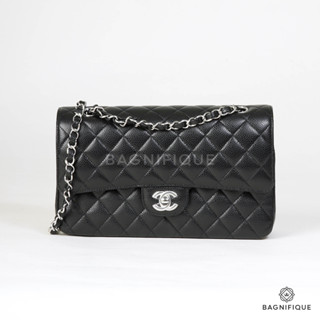 NEW CHANEL CLASSIC 10_ BLACK CAVIAR GHW