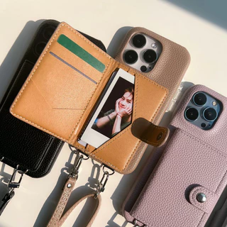 [i17]🌈พร้อมส่ง T8S7 เคสกระเป๋าใส่บัตร+สายสะพาย (1) ใส่บัตรใส่เงินได้จุใจ For iPhone เคสไอโฟน เคสใส่บัตร 17Pro,17Promax