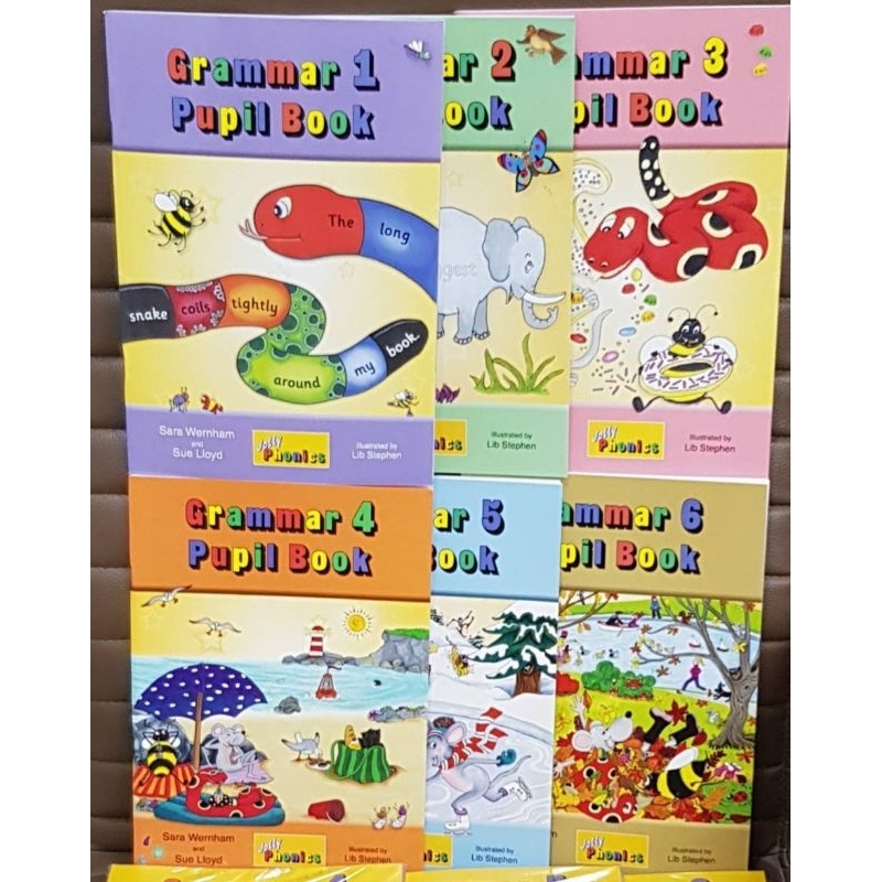 คละปกเดิม ปกใหม่ แบบฝึกหัด Jolly Grammar Pupil books 1-6