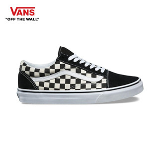 VANS รองเท้า Old Skool (Primary Check) Black/White [VN0A38G1P0S]