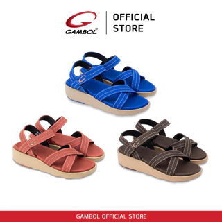 GAMBOL แกมโบล รองเท้าแตะสวมรัดส้นหญิง รุ่น GW45045 Size 36-39