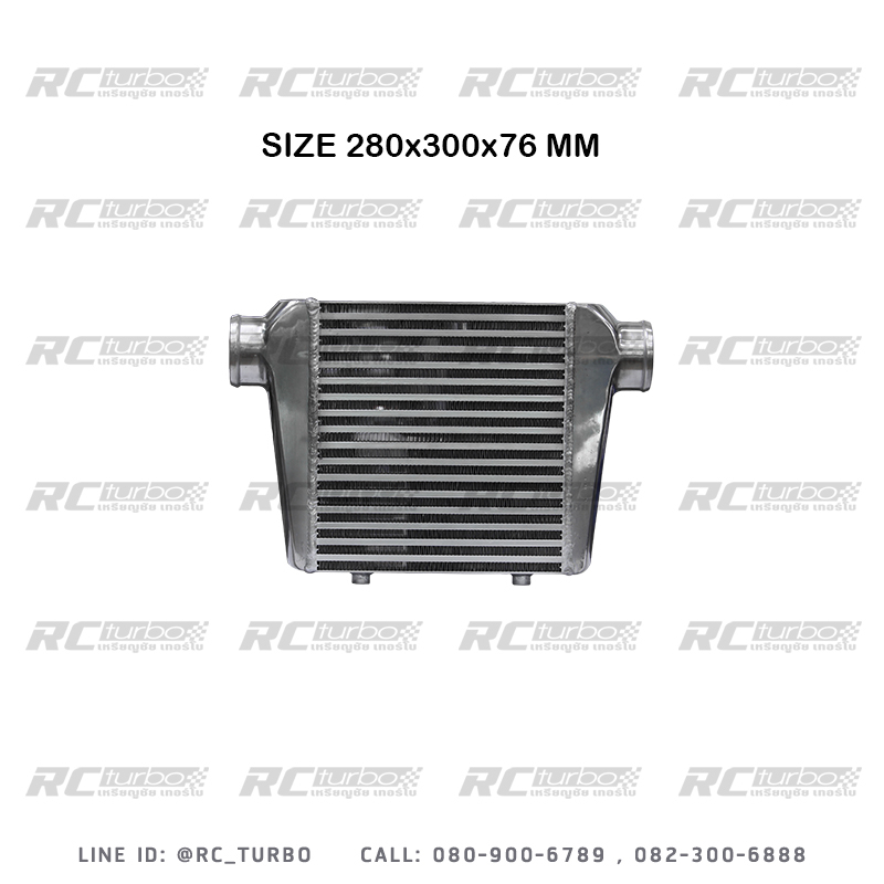 อินเตอร์คูลเลอร์ PPRC ฟินซ้อน รับบูสต์ 80-100 ปอนด์ ของแท้ PPRC 100% อินเตอร์คูลเลอร์ขนาดหลอด 280x300x76mm (11"x12"x3")