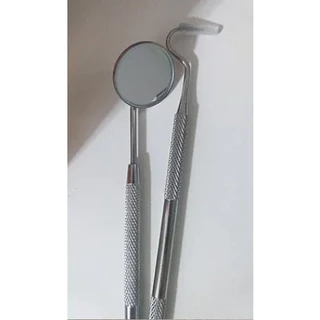 **พร้อมส่ง**TRIM ทริม ที่ขูดหินปูน2หัว กระจกส่องฟัน ที่ตรวจเช็คสุขภาพฟัน ราคาต่อ1ชิ้น ยี่ห้อTrim♕