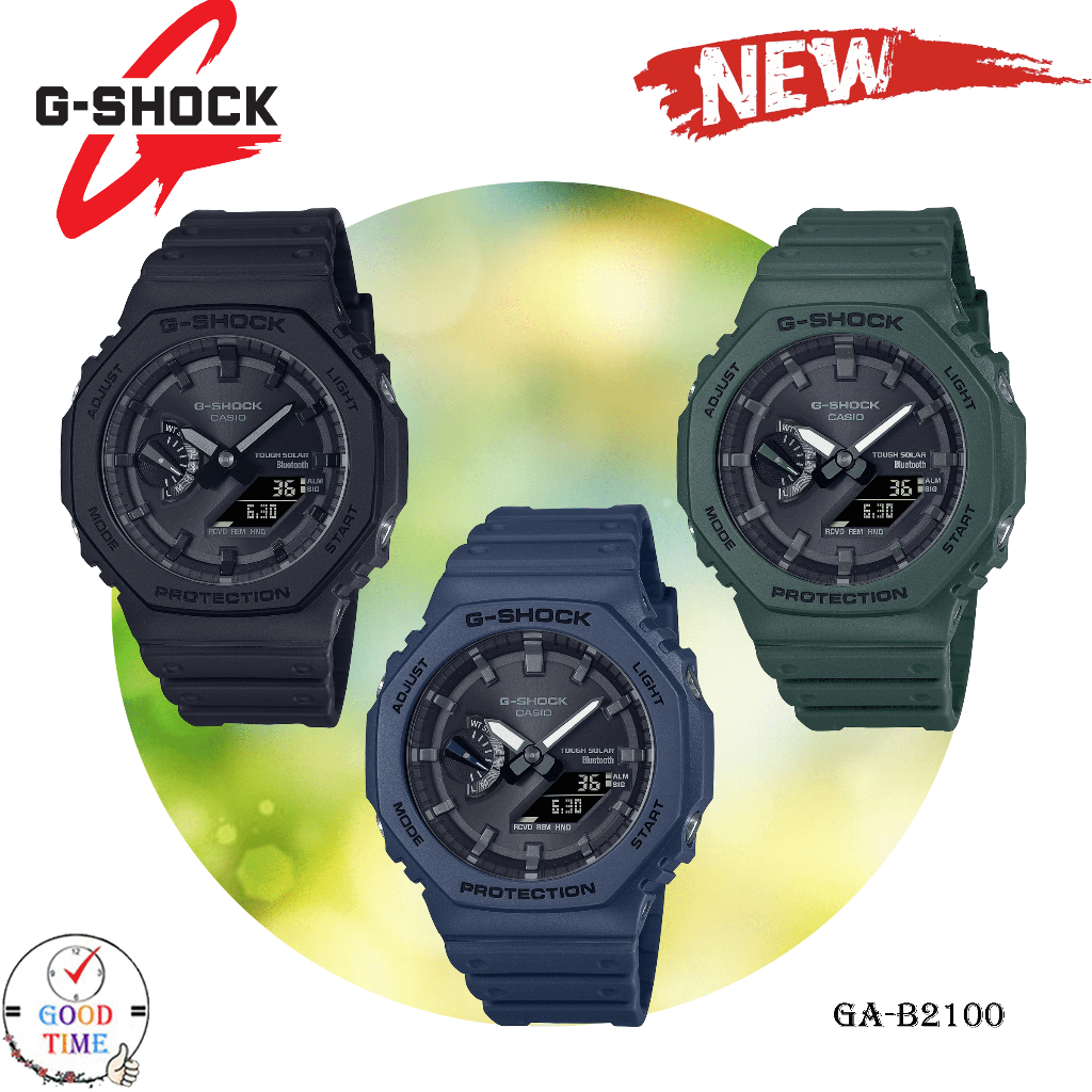 G-shock แท้ นาฬิกาข้อมือผู้ชาย รุ่น GA-B2100-1A1DR,GA-B2100-2ADR,GA-B2100-3ADR (สินค้าใหม่ ของแท้ ประกัน CMG)