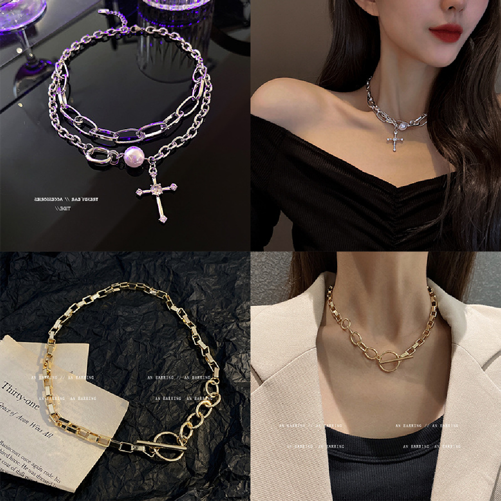 GIANTSHOP สร้อยคอโซ่ สไตล์ฮิปฮอปเกาหลี - รูปที่ 3