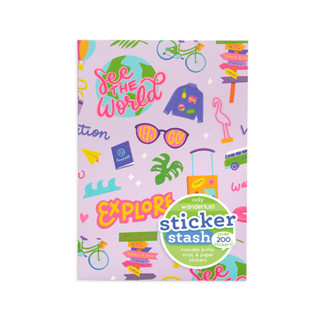 Set sticker stash ลาย wanderlust