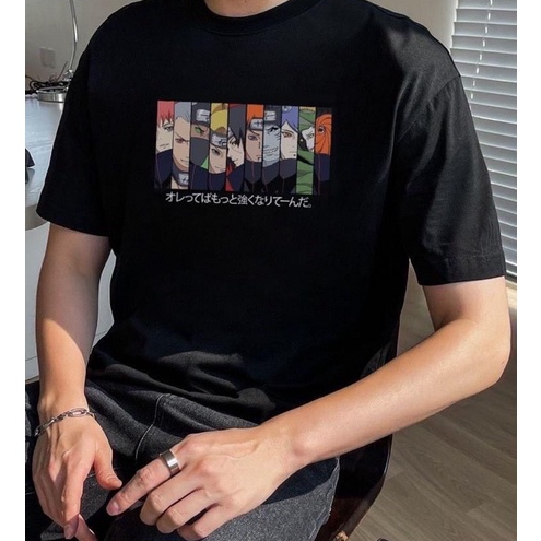 สินค้าพร้อมส่ง เสื้อยืดแขนสั้น Akatsuki