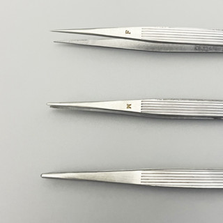 ปากคีบ แหนบคีบชิ้นงาน ปากคีบปลายแหลม1 ชิ้น ยาว 17 Cm. Diamond tweezers stainless steel