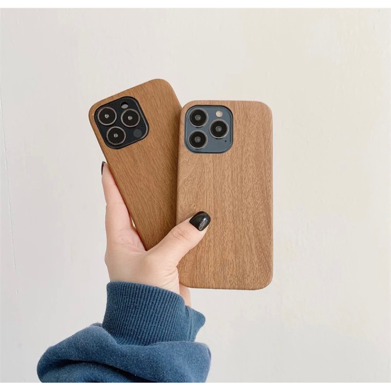 เคส I Phone เคสโทรศัพท์มือถือลายไม้