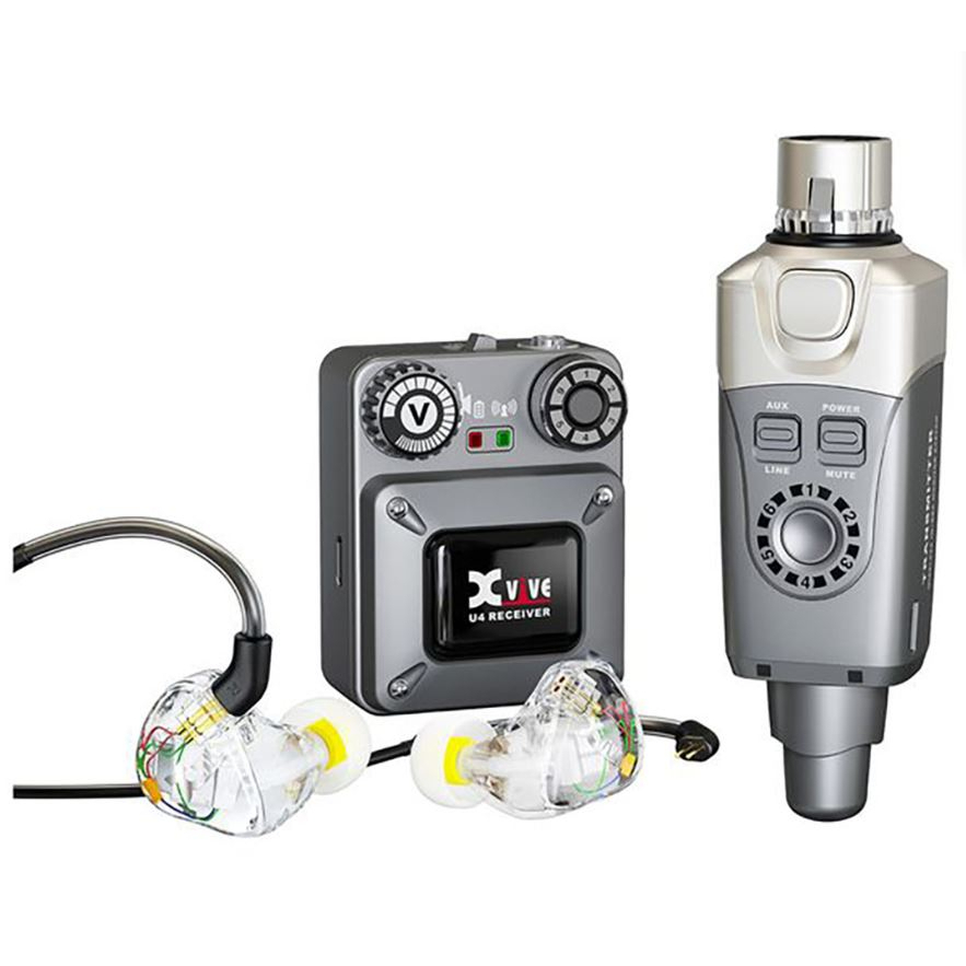 Xvive U4T9 *ของแท้รับประกัน1ปี* อินเอียร์มอนิเตอร์ หูฟังไร้สาย + หูฟัง, U4 Wireless System + T9 In-E