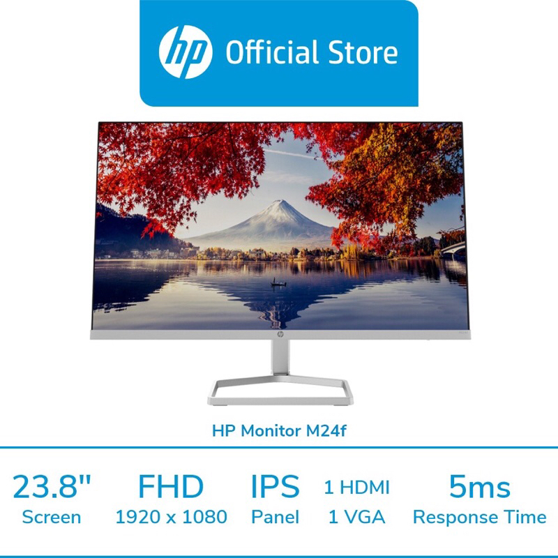 (ใหม่แท้ศูนย์ไทย)HP Monitor M24f 23.8-inch FHD IPS 75Hz sRGB 99%