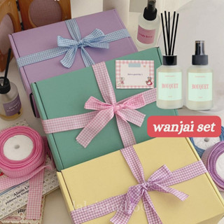 ꒰ เซ็ตกล่องของขวัญ 07 ꒱ หวานใจ collection ก้านไม้หอม หรือรูมสเปรย์ lalaistudio reed diffuser / room spray gift set