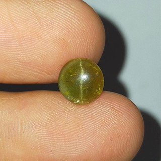 พลอย อพาไทต์ ตาแมว ธรรมชาติ แท้ ( Unheated Natural Cats Eye Apatite ) หนัก 2.23 กะรัต